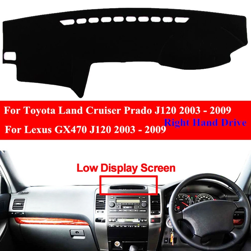 Нескользящий коврик для приборной панели автомобиля Toyota Land Cruiser Prado J120 2003 2009 Lexus