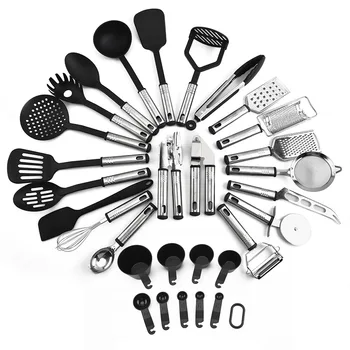 

22-Piece Set Nylon Kitchenware Set Non-Stick Pan Kitchen Gadgets Cooking Tools High Temperature Resistance Shovel Spoon Set