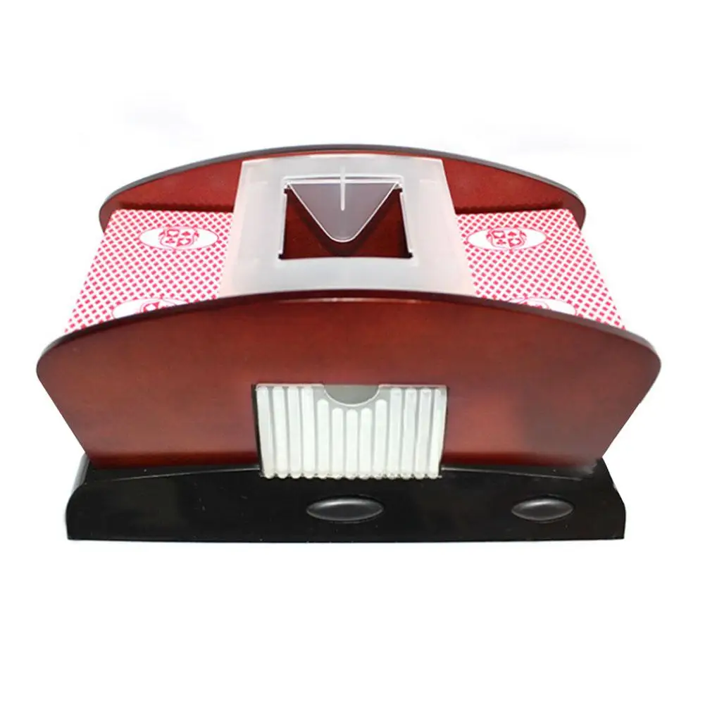 

Playing Card Automatic Plastic Card Shuffler 1 - 2 Deck Poker Sorter Mixer Machine for Party Entertainment