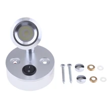 12V 3W внутренняя светодиодный прожектор лампа для чтения переключатель автомобиль-Трейлер серебро