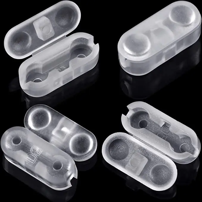 30 Pack Replacement Vertical Roman Roller Blind Ball Chain Cord Connector Clips (Transparent) 2