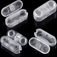 30 Pack Replacement Vertical Roman Roller Blind Ball Chain Cord Connector Clips (Transparent) 2