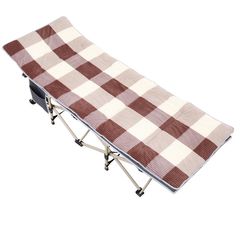 

Folding Bed Single Nap Bed Office Simple Nap Recliner Multifunctional Adult Household Marching Portable Chair