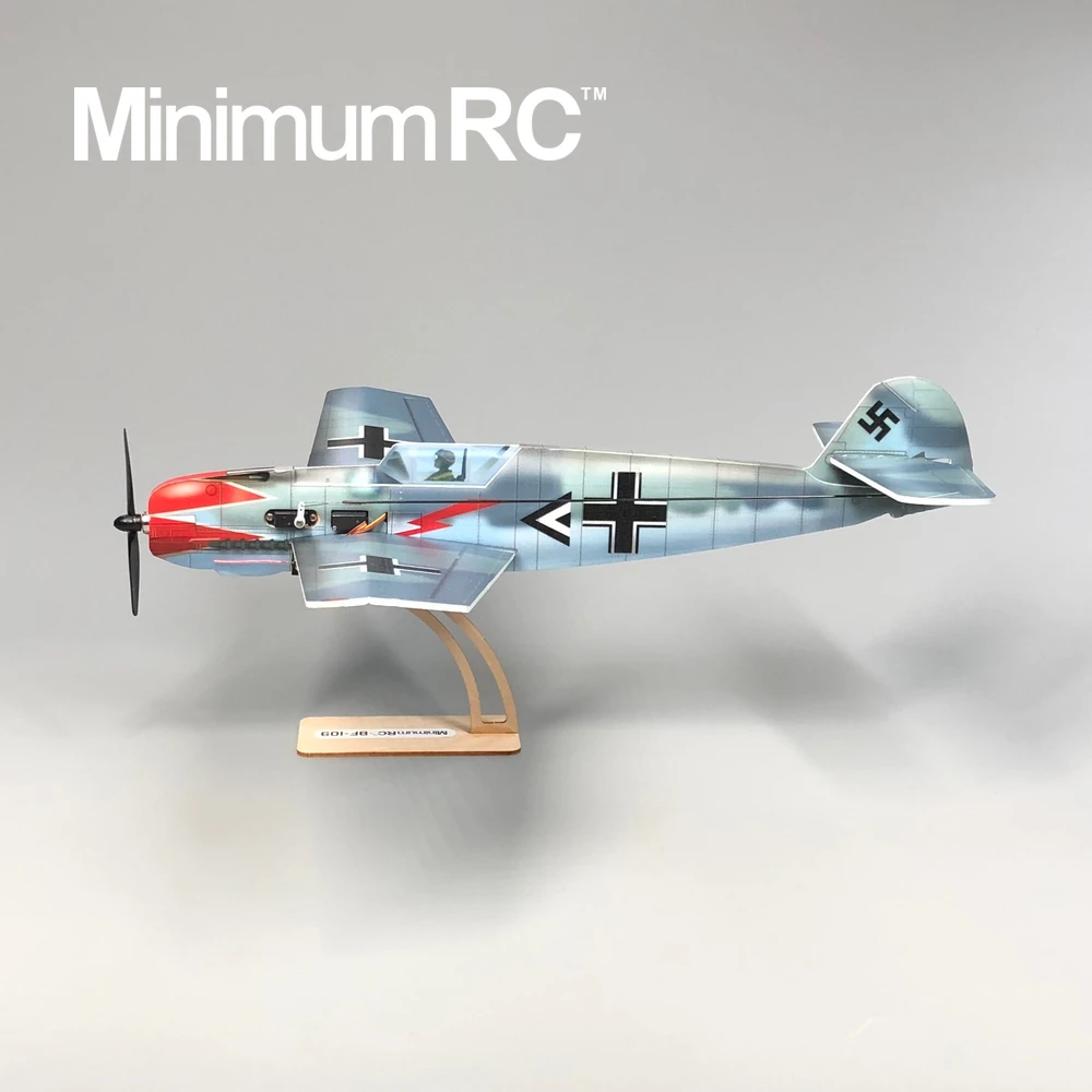 Минимальный BF109 Радиоуправление DIY BF 109 модель самолета специальная версия