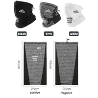 1Pcs BYEPAIN Cycling Mask Breathable Outdoor Sports Facemask Ice Silk Bandana Headband UV Sun Running Training Face Mask 2