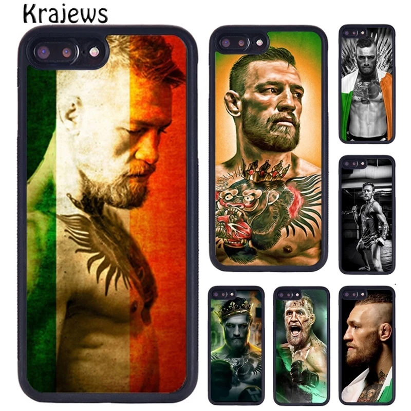 Krajews Конор Макгрегор ирландский боец мобильный телефон чехол для iPhone X XR XS 11 12 Pro MAX