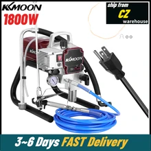 Kkmoon airbrush profissional de alta pressão pistola mal ventilada máquina de pulverização pulverizador de pintura elétrica ferramenta de pintura de alimentação interna