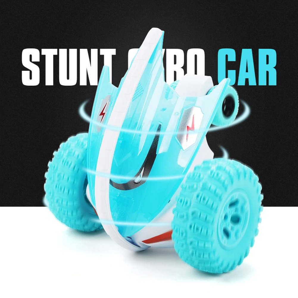 2,4G RC автомобиль 360 спиннинг флип Stingray трюк модель автомобиля со светодиодный вспышкой освещение музыка Дети Игрушка Выкл-модель дорожного транспортного средства игрушки подарок