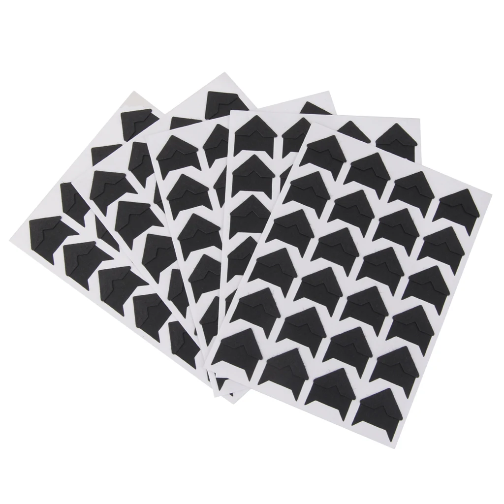 5 sheets DIY Craft Photo Album Scrapbook Corner Sticker Black