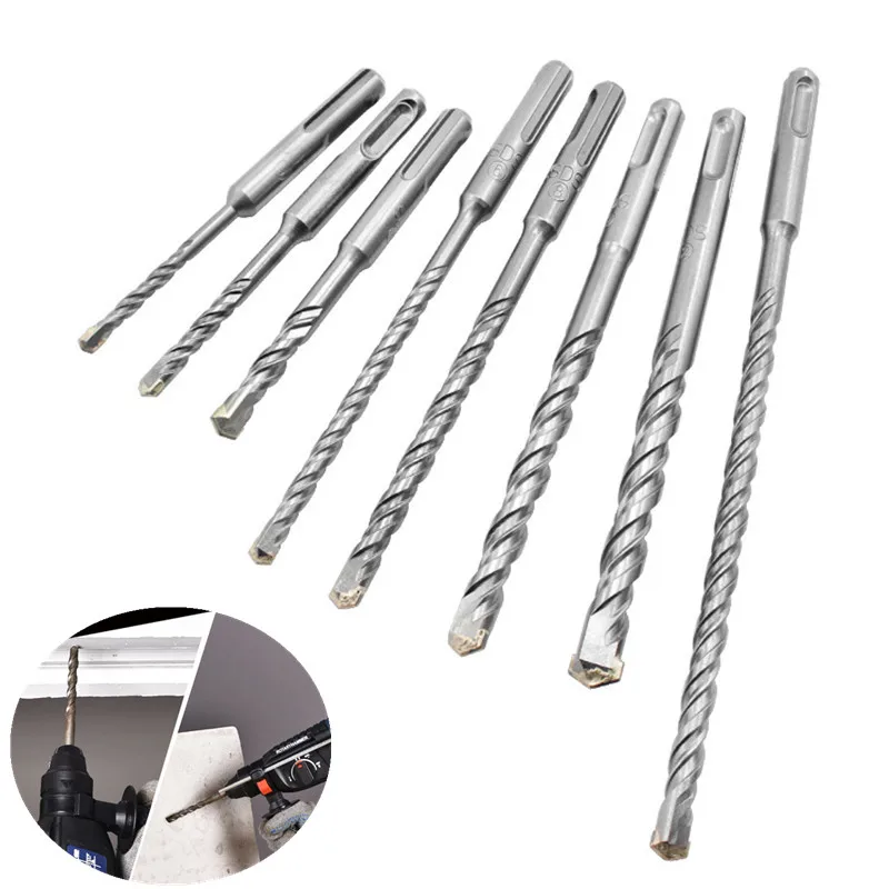 

8PC Electric Hammer SDS Plus Drill Bit Set 5mm 6mm 8mm 10mm 12mm