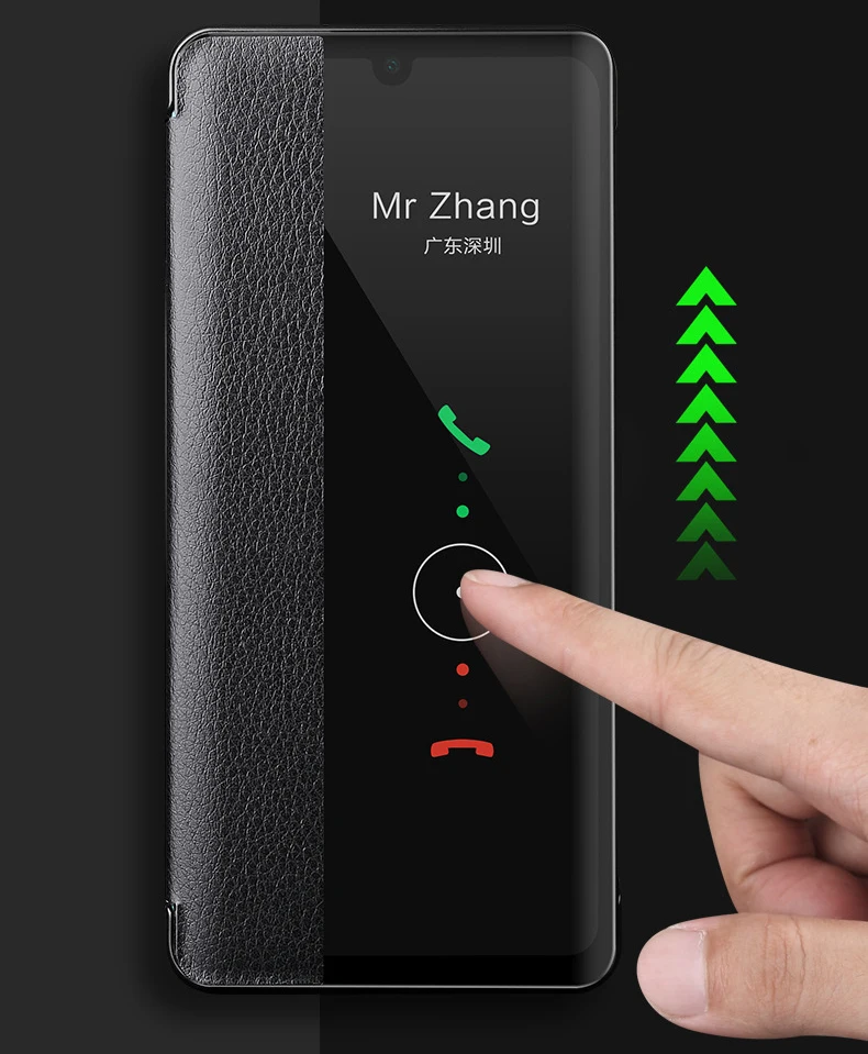 

Smart Windows Holbes Free Flip Answer Protection Case For Huawei P20 P30 Mate10 Mate20 P30 pro mate20pro