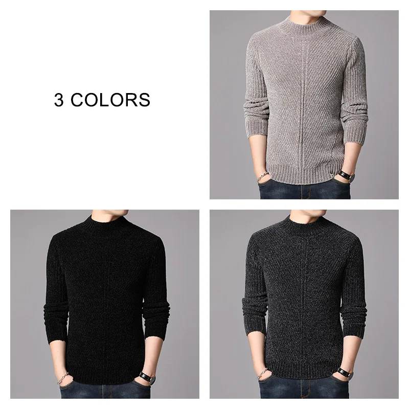 COODRONY Brand Turtleneck Sweaters Thick Warm Winter Sweater Men Cotton Pullover Men New Arrival Fashion Casual Pull Homme 91131