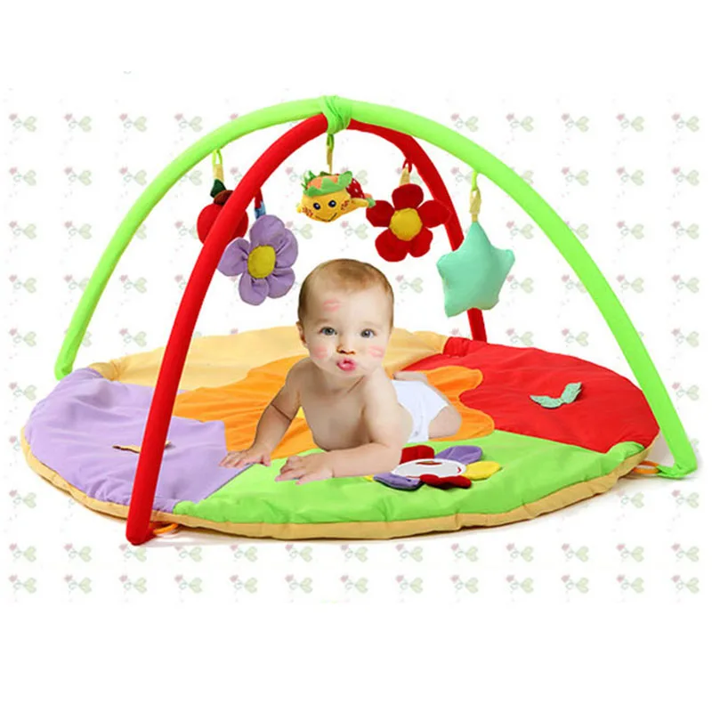  Baby Gym Fitness ​Rack Crawling Activity Play Mat Soft Unisex Kids Carpet Educational Game Blanket 