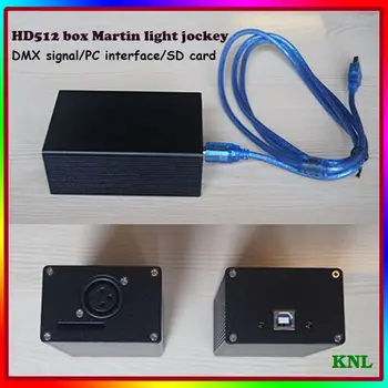 

Martin Lightjockey SD Card HD512 Stage Lighting Controller Box USB DMX Dongle Console 1024CH, 2048CH Combination GrandMa2 onpc