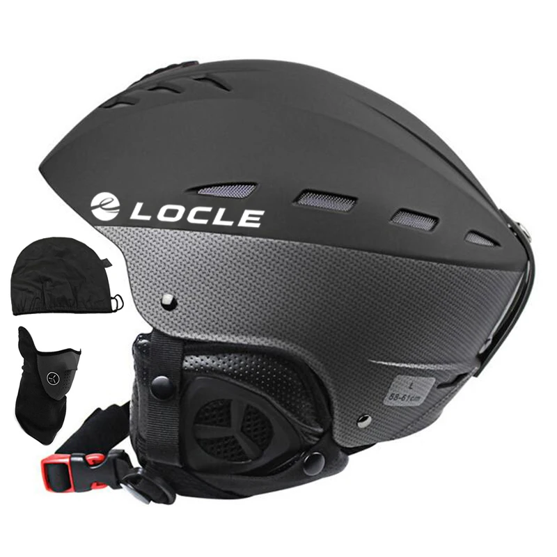 LOCLE профессиональный лыжный шлем ABS + EPS CE сертификация лыжный шлем Снег Катание сноуборд скейтборд шлем Размер 55-61 см - изображение