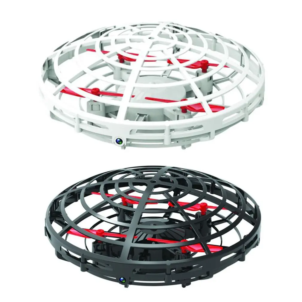4-way induction UFO aircraft induction automatic obstacle avoidance flying saucer children's game toys