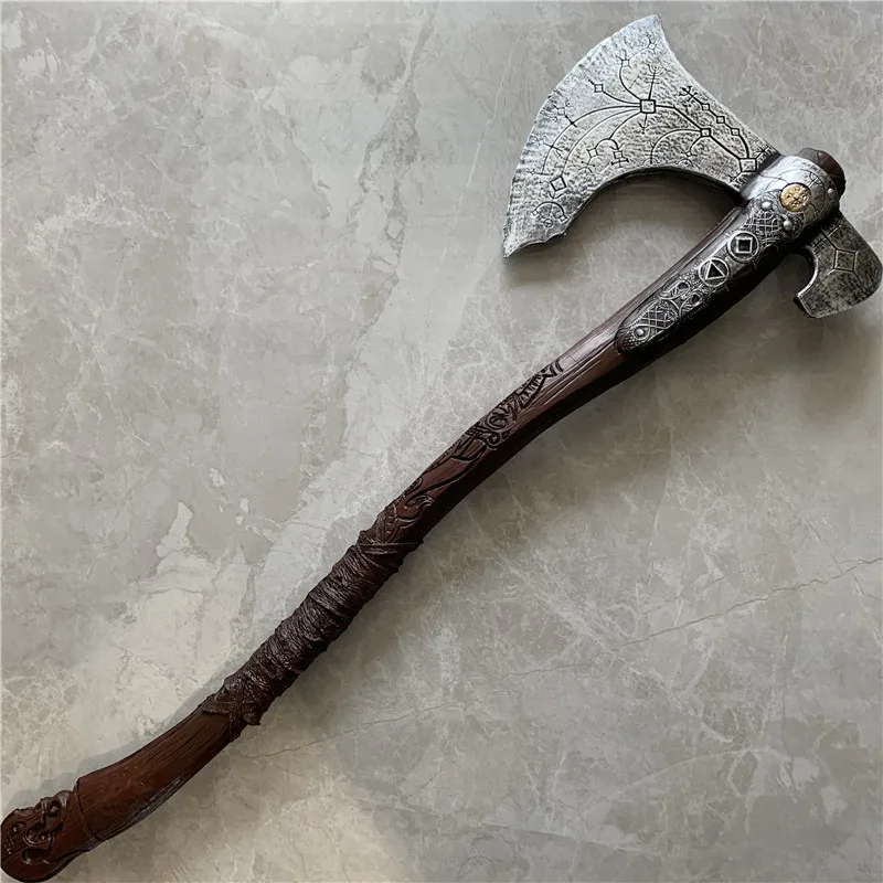 Cosplay Axe 93cm 1:1 God of War 4 Cosplay War Beast Axe Kratos Leviathan Prop Weapon Role Playing PU Model