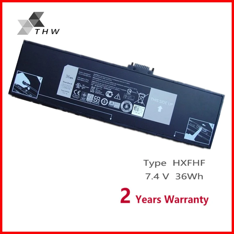 THW планшет HXFHF VJF0X VT26R XNY66 4588 мАч 7 4 в 36 Вт-ч Аккумулятор для ноутбука Dell Venue 11 Pro 7130 7139