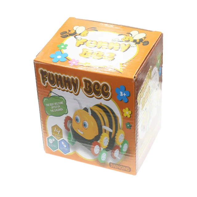High Quality Amazing Kids Cute Funny Gifts Electric Colorful Cartoon 12 wheels Bee 360 Degree Tumbling Car Toy 6