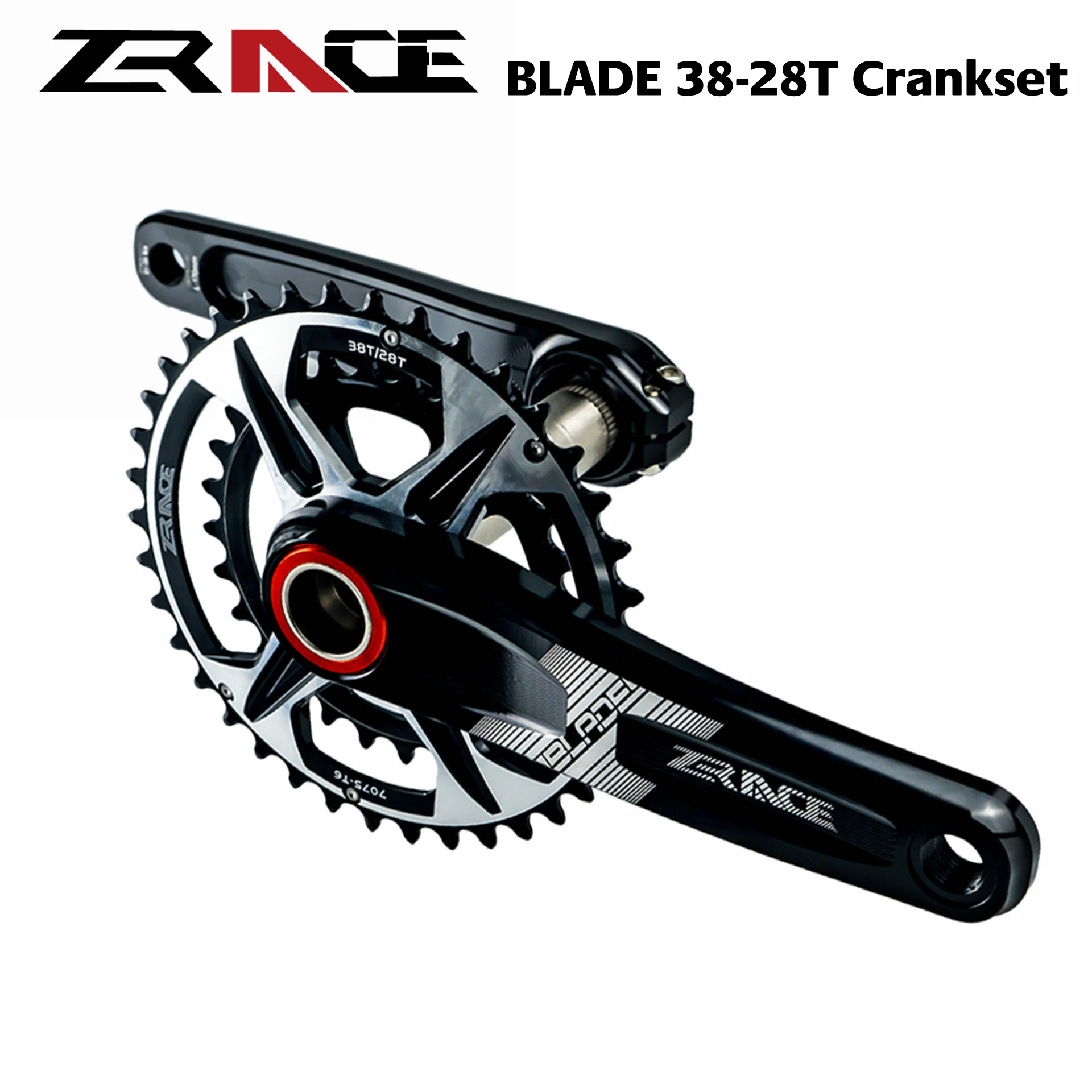ZRACE BLADE 2x10 11 12 скоростной кривошипный блок Орлиный зуб для MTB XC / TR AM 170 175 мм 38-28T BB68/73