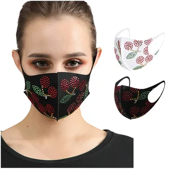 

1PC Adult's Fashionable Breathable Facial Mask Windproof Mouth Mask Face Shield Cloth Washable Face Mask Reusable mascarillas