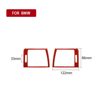 

2Pcs Decor cover Car Auto Carbon Fiber Side For BMW 3 Series E46 98-05