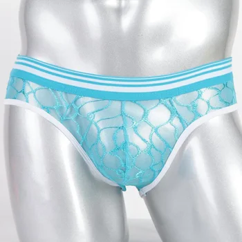 

Mens Lace Thong Underwear Men Sexy Thongs Ultra Thin Hollow Jacquard Lace Male Bikini G-string Sexy Tanga Backless Briefs