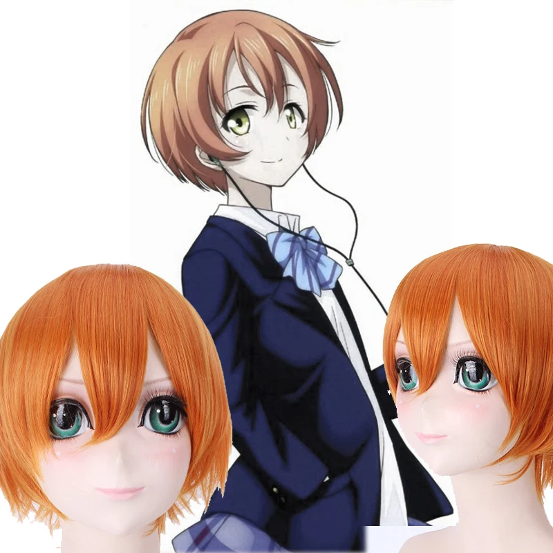 Love Live Hoshizora Rin парик LoveLive косплей реквизит золотые волосы ролевые игры парики Comic