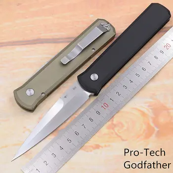 

JUFULE New Godfather Mark 154CM blade Aluminum handle hunt camp Pocket outdoor Survival kitchen EDC Tool Tactical folding knife