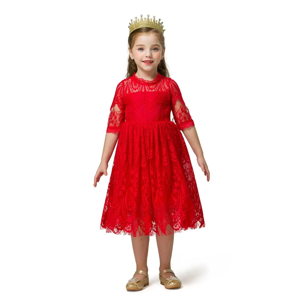 Детские платья в горошек для девочек, новогоднее платье принцессы Весенняя повседневная одежда с длинными рукавами Вечерние платья-пачки повседневная школьная одежда