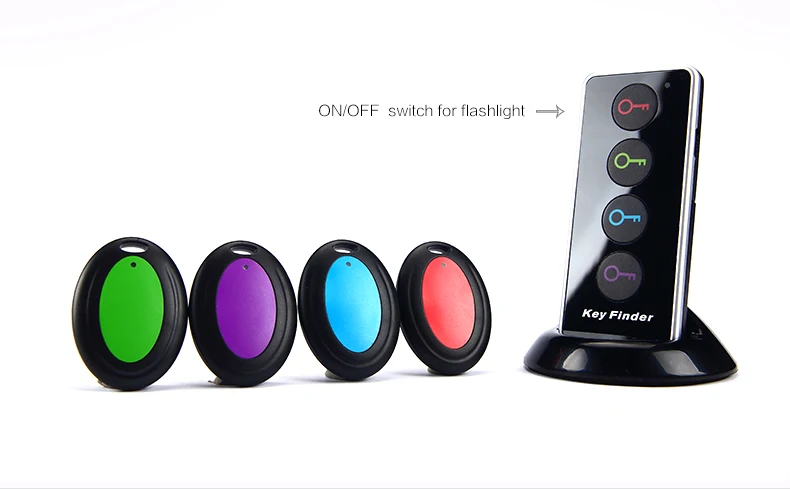 Key Finder Wireless Locator Tracker Anti-lost Alarm Smart Activity Tracker Anti-Lost for Phone Luggage Bag Pet Remote Control