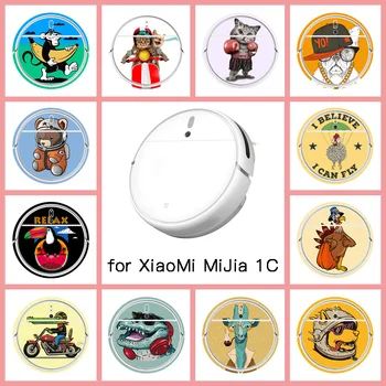 

Provide Customized Custom Vinyl Animal Sticker for xiaomi Robot MiJia Robotic 1C Mop Vacuum Cleaner Skin Spare Parts Accessories