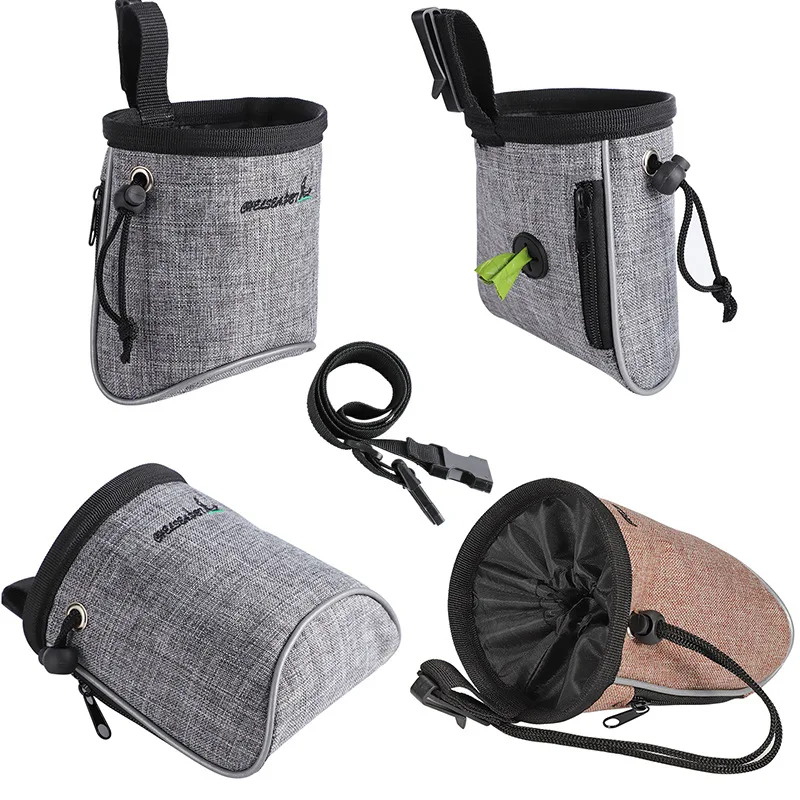 

Reflective Dog Training Treat Bag Portable Puppy Snack Reward Waist Bag Pet Feed Pocket Walking Snack Pouch Detachable Supplies