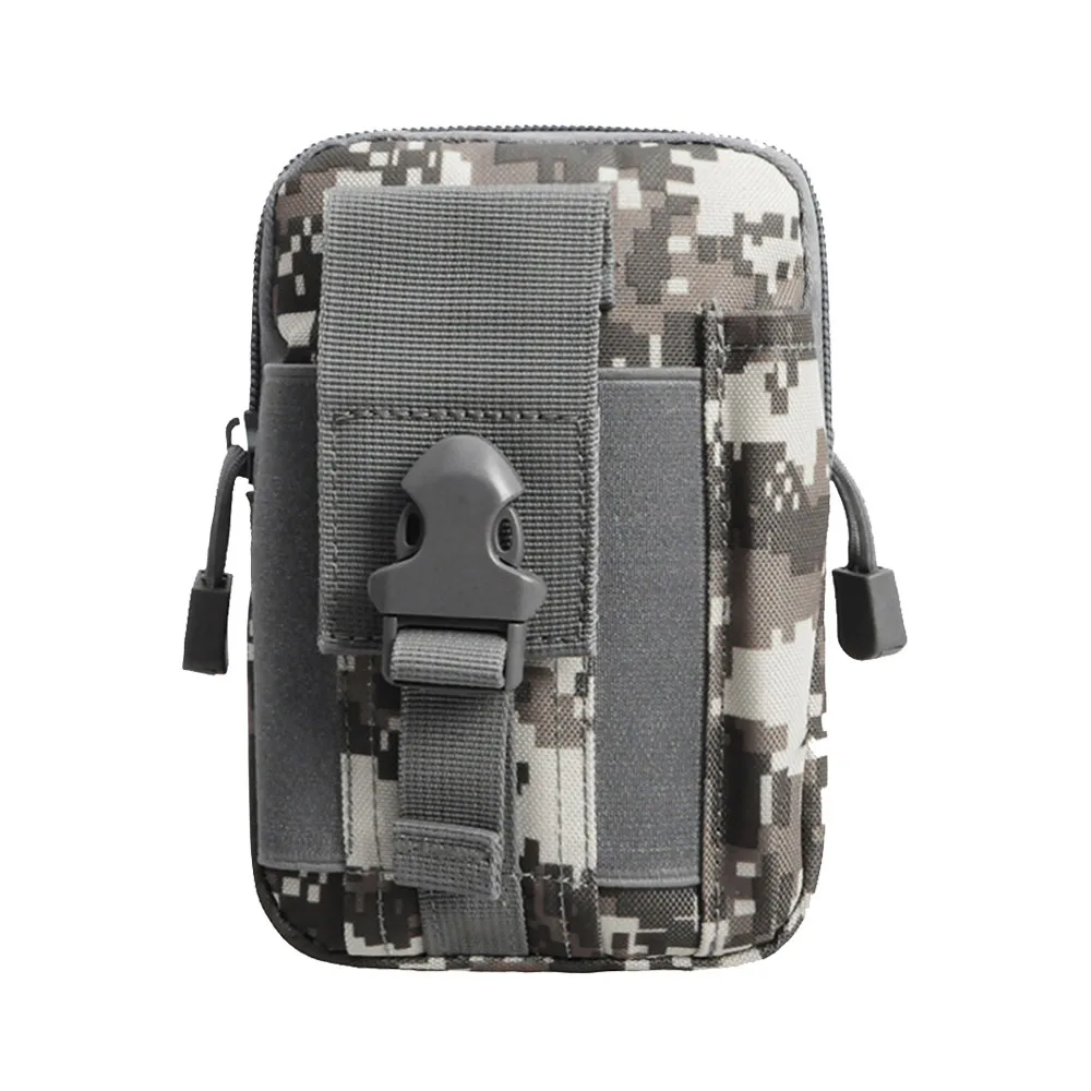 ACU Военная Сумка Molle, тактический поясной ремень, сумка для спорта на открытом воздухе, водонепроницаемая сумка для телефона, мужская повседневная сумка для EDC, инструмент, карманный охотничий рюкзак - Цвет: ACU
