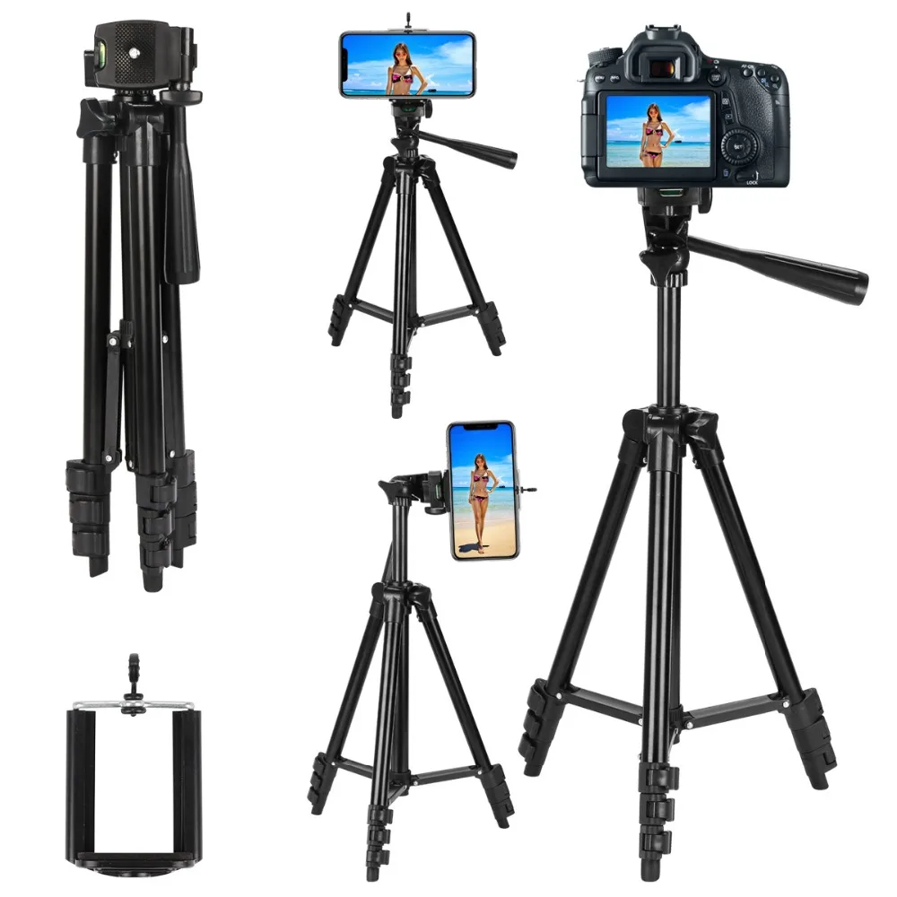  XILETU X3120 Aluminum Professional Camera Tripod Stand Holder Mount+Bag For iPhone Samsung Cell Pho