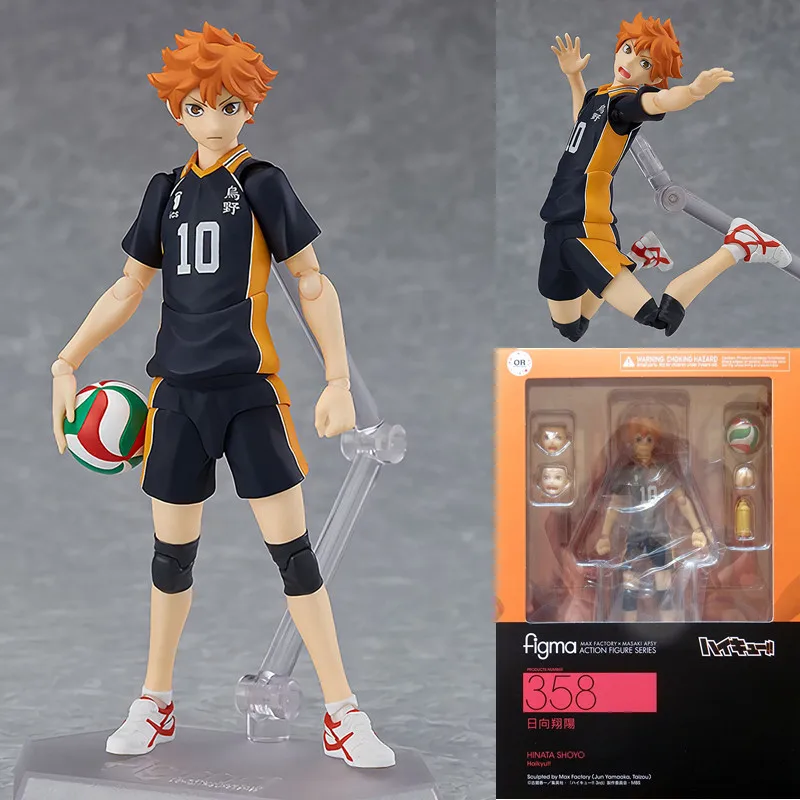 Волейбол для подростков Figma358 Hyuga Wild Black college подвижный шарнирно-лицевой трансплантация гаражный комплект модель