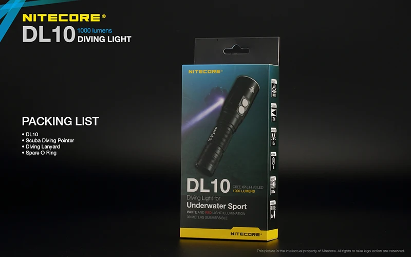 Nitecore DL10 Diving Light (21)