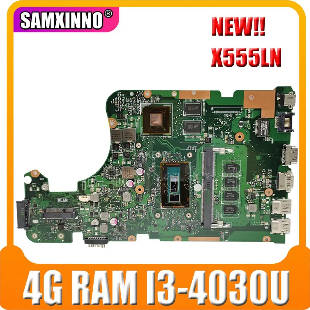 Akmey X555LN mianboard W/ 4GB RAM I3-4030U GT840M/2GB для For Asus X555LNB X555LD X555LB X555LJ X555LF материнская плата