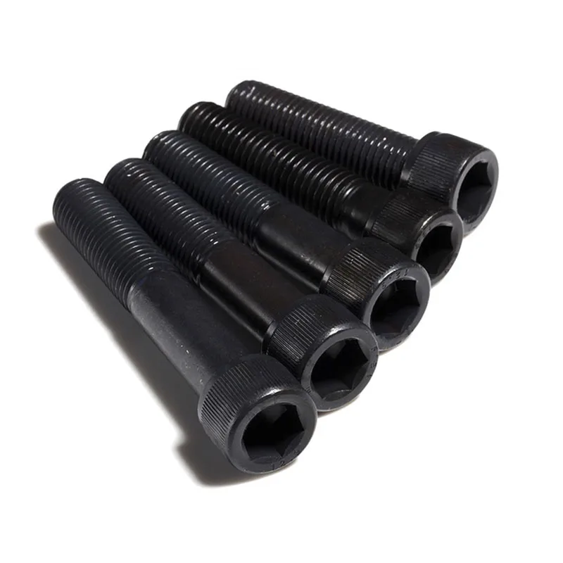 10PCS 6-32 8-32 10-24 1/4-20 5/16-16 3/8-16 1/2-13 UNC Hexagon Socket Screws Hex Head Cap Screw Black 12.9 Grade Bolts | Обустройство