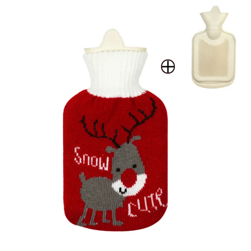 Hot Water Bag Water Injection Explosion-Proof Hot Water Bottle Irrigation Small Water Hand Warmer Cartoon Plush Student Adult