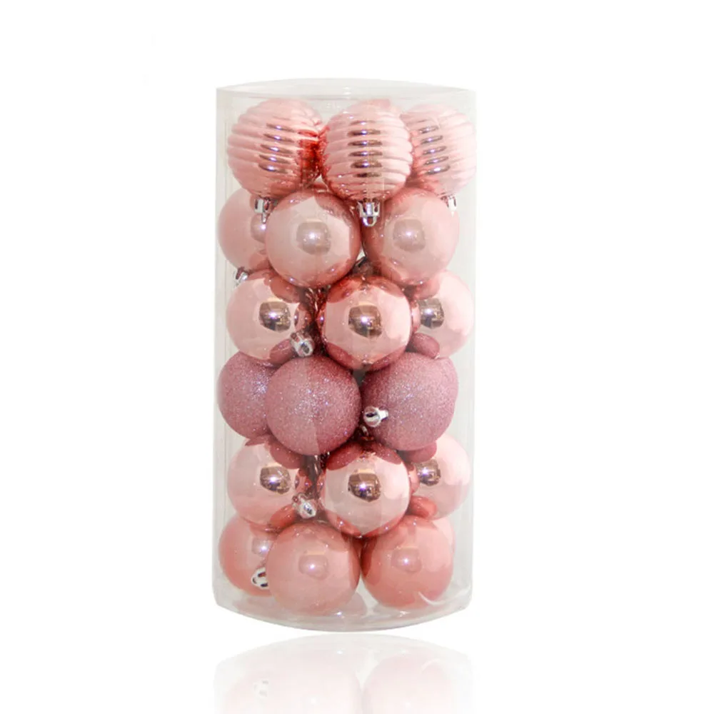 30PCS Home Party Ornament Decor Christmas Decoration Gift Christmas Xmas Tree Ball Bauble Hanging Ball Wedding Home Decorations