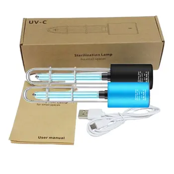 

Rechargeable Ultraviolet UV Sterilizer Light Tube Bulb Disinfection Bactericidal Lamp Ozone Sterilizer Mites Lights
