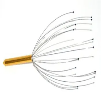 

Hot seller Scalp massager Steel Ball head Massage Relaxation Five Finger Massager for head Hand Held Scalp Head Massager