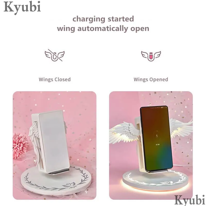 10 Вт Быстрое беспроводное зарядное устройство для apple iphone android usb type C телефон Беспроводная зарядка