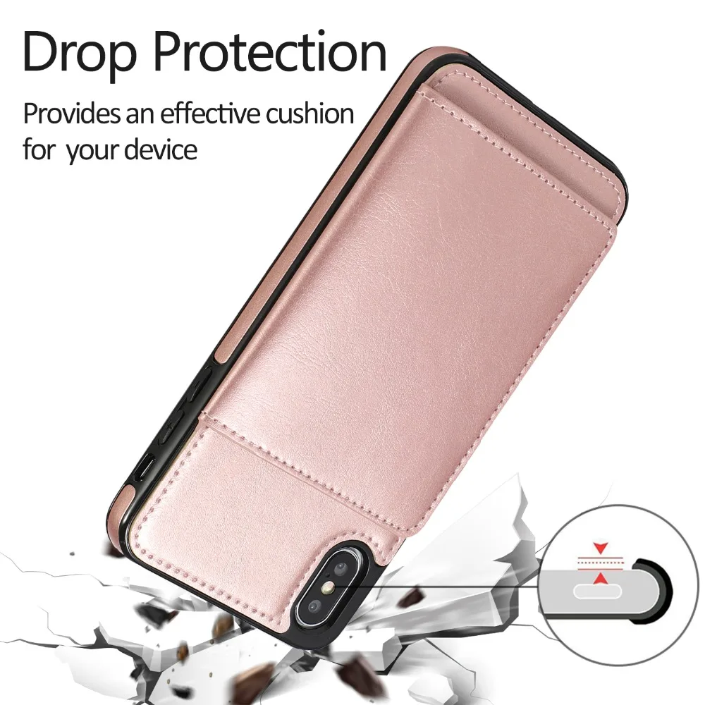 Для iPhone 6, 6 S, 7, 8 Plus, XR, Xs Max, Ретро стиль, из искусственной кожи чехол со слотом для карт, держатель для телефона, чехол для iPhone 11,, 11 Pro, Max, сумка для телефона