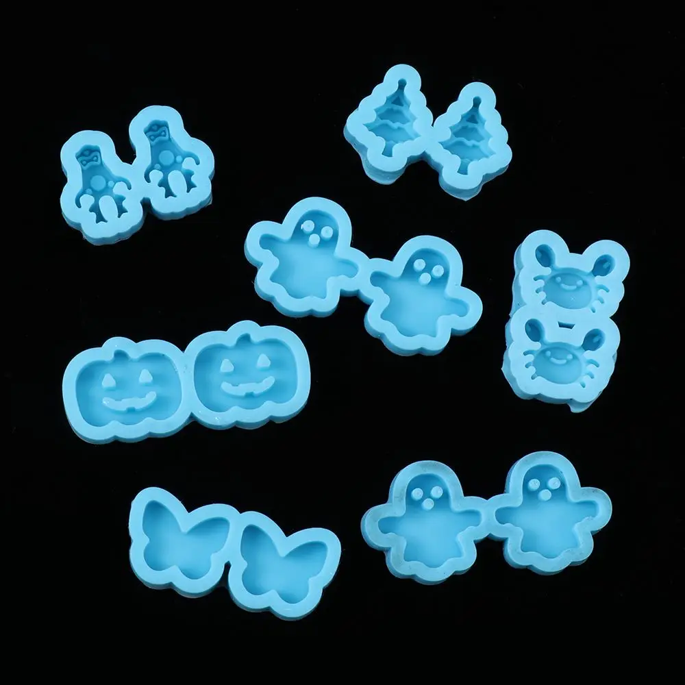 UV Epoxy Pendant Molds Resin Silicone Mould Merry Christmas Earrings Resin Mold