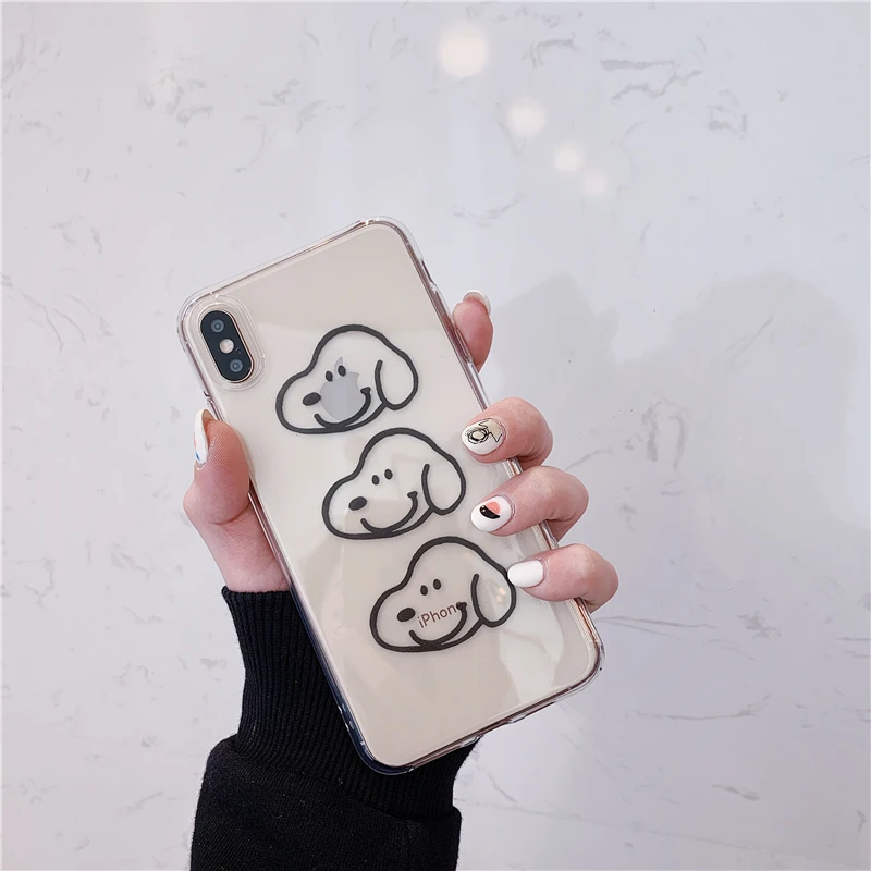 Прозрачный ультра тонкий мультяшный чехол для IPhone 11 Pro 6 S 6s Plus X XR XS Max 8 8plus 7 прозрачные чехлы для телефона чехол s ProMax чехол - Цвет: M