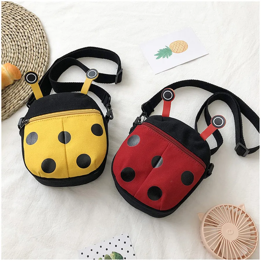 

Cartoon Shoulder Messenger Bag Girl's Series Animal Shoulder Bag Ladybug Accessory Diagonal Bags Hot Sale