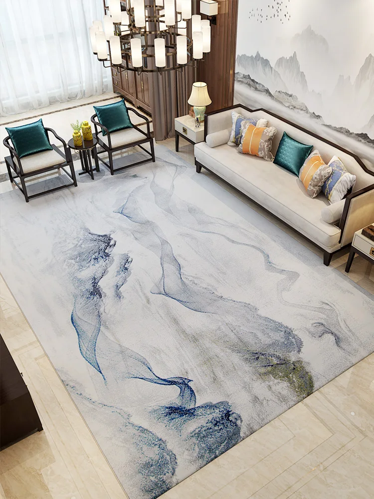 Ковер китайский простой современный американский светильник класса люкс в китайском стиле гостиная диван чайный столик спальня можно стирать в стиральной машине
