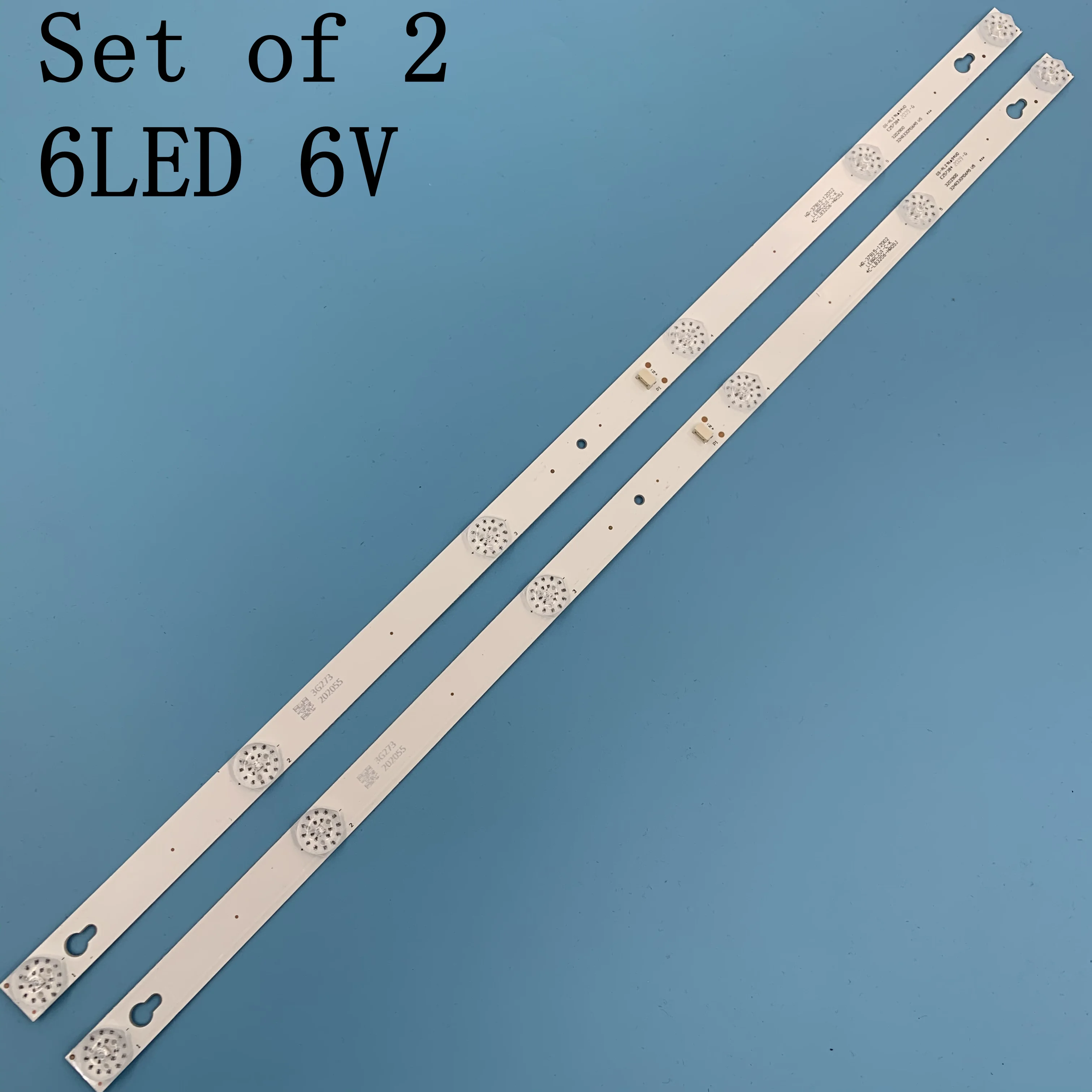 New 2pcs/set 6LED(6V) 560mm LED Backlight Strip for L32P1A 4C-LB3206-HR03J HR01J 32D2900 32HR330M06A5 V5